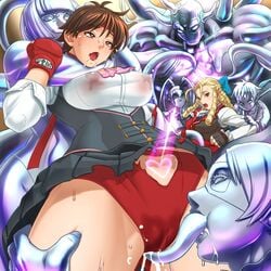 asphyxiation choke_hold clothing fushisha_o goo_girl impregnation karin_kanzuki lactation lactation_through_clothes licking_pussy long_tongue mind_control monster_girl oral oral_sex pubic_tattoo rainbow_mika sakura_kasugano strangling street_fighter street_fighter_v tattoo tongue torn_clothes undressing yamato_nadeshiko yamato_nadeshiko_(street_fighter)