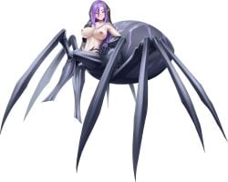 1girls areolae big_breasts breasts camilla_(monster_girl_dreams) female female_focus female_only game_cg monster_girl monster_girl_dreams nipples nude nude_female solo spider spider_girl tagme