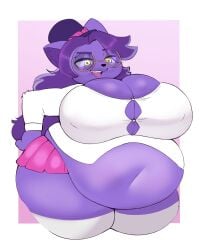 bbw big_breasts breasts female furry huge_breasts inazuma_kat overweight tagme thick_thighs wide_hips