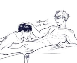 gay haikyuu!! lizuumi_0 oikawa_tooru_(haikyuu!!) tagme tobio_kageyama yaoi