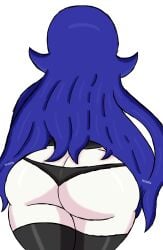 1girls ass ass ass_focus big_butt bongbong bubble_butt caked_up clothed clothing employee_(lobotomy_corporation) female female_focus female_only human its_archville lobotomy_corporation panties partially_clothed project_moon self_upload shaking solo thick_ass thick_thighs thighhighs thighs
