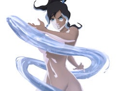 1girls abdomen angry avatar_legends censored censored_breasts convenient_censoring dark-skinned_female dark_skin female female_only korra medium_breasts nicksor nude solo tentacle the_avatar the_legend_of_korra water water_tentacle water_tribe waterbending