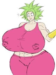 dragon_ball dragon_ball_super ear_piercing earrings female kefla_(dragon_ball) momiji_(artist) piercing piercings shueisha sketch tagme twitter_link