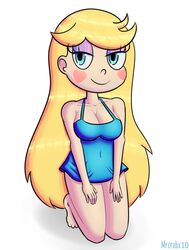 disney female medium_breasts mrcrabx10 nightgown solo star_butterfly star_vs_the_forces_of_evil straight_hair