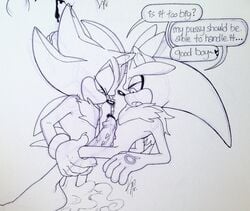 cuntboy cuntboy/male intersex kushpin male penis shadow_the_hedgehog silver_the_hedgehog sonic_(series)