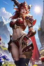 1girls ai_generated alexstrasza big_ass big_breasts blizzard_entertainment breasts bust busty chest curvaceous curvy curvy_figure dragon dragon_girl female hips hourglass_figure huge_ass huge_breasts humanoid large_ass large_breasts legs light-skinned_female light_skin mature mature_female naughty_neurals slim_waist thick thick_hips thick_legs thick_thighs thighs voluptuous waist wide_hips world_of_warcraft