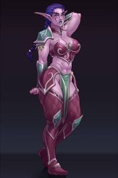 2024 2d armor cuti-chan elf elf_ears female glowing_eyes night_elf pointy_ears world_of_warcraft