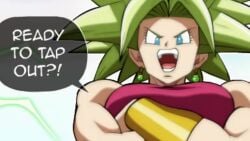 2d_animation balls big_balls big_penis caulifla divine_wine double_handjob dragon_ball_gt dragon_ball_super female fusion fusion_character futa_on_female futanari gloves intersex kale kefla pan_(dragon_ball) penis ponytail pov pussy sex sfx tagme threesome vaginal_penetration video voice_edit