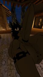 big_breasts cock_ring holding_penis horny_futa huge_balls huge_cock karelia_(acerattman) karelia_futanari_(acerattman) laying_on_chair looking_at_viewer ready_to_fuck thick_thighs vrchat vrchat_avatar