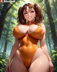 1girls ai_generated aliusnext ass big_ass big_breasts breasts breasts brown_hair diane_(nanatsu_no_taizai) female hi_res high_quality high_resolution huge_ass huge_breasts nanatsu_no_taizai nanatsu_no_taizai_hikari_to_yami_no_grand_cross patreon seven_deadly_sins tagme taller_girl twintails