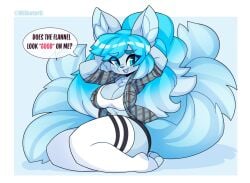 1girls alolan_form alolan_ninetales anthro belly breasts cleavage clothed clothing creatures_(company) female female_focus female_only fur furry furry_female furry_only game_freak generation_1_pokemon generation_7_pokemon hips miikotorii nine_tailed_fox ninetales nintendo panties pokémon_(species) pokemon pokemon_(species) pokemon_rgby pokemon_sm regional_form_(pokémon) regional_form_(pokemon) tail thick_thighs thighs thong underwear wide_hips