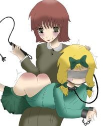 2girls aged_up anime_style bdsm blindfold blindfolded blonde_female blonde_hair blush bowtie brown_hair brunette_hair clothed clothed_female clothed_female_clothed_female daughter female female_only female_ryona femdom femsub gagged gagged_female genderswap genderswap_(mtf) green_eyes handcuffed handcuffs incest leash leash_and_collar leashed leashed_collar leashed_female leophen leopold_butters_stotch lesbian lesbian_incest lesbians lezdom marjorine milf mother mother_and_daughter older_dom older_dom_younger_sub older_female over_the_knee over_the_knee_spanking pigtails ring rule_63 self_harm self_harm_scars skirt_down slightly_bdsm south_park spank_marks spanked spanked_ass spanking stephen_stotch sweatdrop sweating sweating_female tied_hair trembling trembling_lines wedding_ring whip_marks whiplash younger_female younger_sub yuri