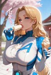 ai_generated female invisible_woman invisible_woman_(marvel_rivals) licking marvel marvel_rivals popsicle sue_storm tagme