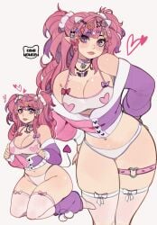 ironmouse kamii_momoru voluptuous_female vshojo