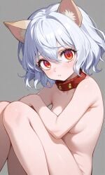 ai_generated blush collar embarrassed hunter_x_hunter leash neferpitou nude