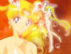 1girls 90s accurate_art_style bishoujo_senshi_sailor_moon edit female itou_ikuko nude_filter official_art sailor_moon small_breasts tagme usagi_tsukino