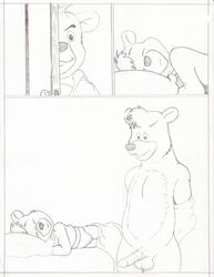 anthro baloo bear disney fur furry furry_only kit_cloudkicker male male_only mammal multiple_males tagme talespin yaoi