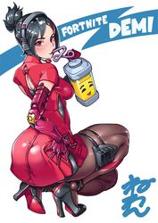 demi (fortnite) from fortnite by neone-x