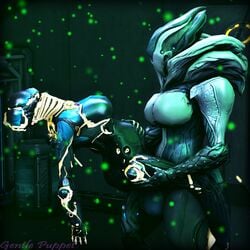 2018 3d alien balls big_balls big_penis breasts dickgirl female futa_on_female futanari gentle_puppet hi_res intersex intersex/female nova_(warframe) nova_prime penetration penis prime_warframe saryn_(warframe) sex signature size_difference source_filmmaker standing stomach_bulge tenno vaginal_penetration video_games warframe watermark