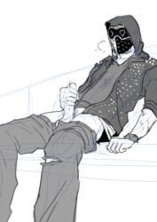 1boy booty_electric erection male male_focus male_only mask masturbation penis sitting solo steam tagme watch_dogs watch_dogs_2 wrench_(watch_dogs)