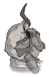 2boys anal anal_fingering anal_sex anthro ass ass_cleavage bald bara beard_stubble beauty_mark black_and_white canon_couple choking closed_eyes colorless couple curvy curvy_body dark-skinned_male dark_hair dark_skin dominant_male domination dorian_pavus dragon_age dragon_age_inquisition drooling duo facial_hair fingering fingers_in_ass gay gay_male gay_sex half-dressed half_naked holding_partner horns human iron_bull kissing kissing_head mage male male/male male_only male_penetrated male_penetrating male_penetrating_male mole monochrome moustache pansexual_male pants pointy_ears qunari saliva scars sex shirt size_difference stubble submissive submissive_male sweat sweatdrop sweating tagme_(artist) unknown_artist video_games wet_ass yaoi