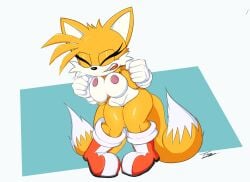 1girls 1treno1 angry big_ass big_breasts big_butt female female_focus female_only mad naked naked_female nude nude_female rule_63 shoes_only solo solo_female solo_focus sonic_(series) sonic_the_hedgehog_(series) tagme tails tails_the_fox tailsko