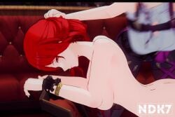 2girls 3d anal_insertion animated female_only himeko_(honkai:_star_rail) honkai:_star_rail honkai_(series) hoyoverse kafka_(honkai:_star_rail) lesbian lesbians moaning ndk7 purple_hair red_hair sound spanking sword tagme video yuri