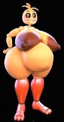 absurd_res adri164 animatronic anthro areola avian big_areola big_breasts big_nipples bird breasts brown_areola chicken feet female five_nights_at_freddy's five_nights_at_freddy's_2 galliform gallus_(genus) gigantic_breasts gilf_toy_chica hairy hi_res looking_at_viewer machine navel nipples orange_feet phasianid pregnant pregnant_female pubes robot sagging_breasts scottgames sharp_teeth slightly_chubby smile teeth toy_chica_(fnaf) wide_hips yellow-skinned_female yellow_body