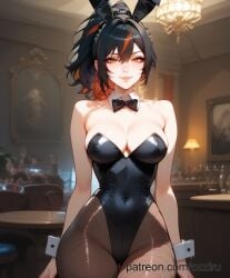 ai_generated anime female hoyoverse ozziru playboy_bunny zenless_zone_zero zhu_yuan