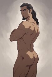 1boy ai_generated avatar_legends bara gay male male/male male_only the_legend_of_korra tonraq water_tribe