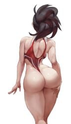 1girls 2024 2d 2d_(artwork) ass ass_cleavage ass_focus athletic athletic_female back_view big_ass big_butt black_hair bubble_ass bubble_butt clothing cutesexyrobutts dat_ass dat_butt duplicate female female_only fit fit_female heroine human human_female human_only low_quality lowres momo_yaoyorozu my_hero_academia no_pants no_sex not_ai_generated paag ponytail simple_background solo solo_female standing superheroine teenage_girl teenager white_background