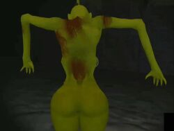 3d animated female gif laalaa_(teletubbies) monster non-human slendytubbies slendytubbies_3 solo tagme