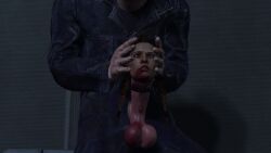 3d beheaded brain_fuck dead_by_daylight death decapitation deepthroat gore guro meg_thomas michael_myers neck_fucking necrophilia red_hair skull_fucking sound tagme twintails video