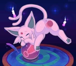 animated camotli cum cum_in_pussy cum_inside eeveelution espeon feral longer_than_30_seconds male_on_feral nintendo pokemon pokemon_(species) sound tagme video