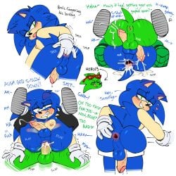 absurd_res after_sex all_fours anal anal_fingering anal_masturbation anal_sex anthro anthro_on_anthro anus archie_comics aroused ass backsack balls bent_over blue_body blue_fur blush bodily_fluids bouncing_penis breath clenched_teeth clothing cum cum_from_ass cum_in_ass cum_inside cum_on_butt cum_on_ground cum_pool cumshot drooling duo ejaculation emanata english_text enticing erection eulipotyphlan eyewear fair_skin fingering fingering_self footwear full_nelson full_nelson_(legs_held) full_nelson_anal fur gaping gaping_anus genital_fluids genitals gloves green_body green_eyes green_fur half-closed_eyes hands-free handwear heart_symbol hedgehog hi_res jacket licking licking_lips looking_at_viewer looking_back lying male male/male male_penetrated male_penetrating male_penetrating_male mammal masturbation narrowed_eyes nipples on_back open_mouth penetration penile penile_penetration penis penis_in_ass perineum profanity rough_sex saliva scourge_the_hedgehog sega sex shaking shoes silveroppai simple_background sitting smile sonic_the_hedgehog sonic_the_hedgehog_(archie) sonic_the_hedgehog_(comics) sonic_the_hedgehog_(series) sound_effects spread_anus spreading sunglasses tears teasing teeth text tongue topwear tremble_spikes trembling white_background white_sclera