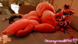 3d_(artwork) absurd_res accessory anal_beads animal_genitalia animal_penis animatronic anonymousfm anthro ball_gag balls big_balls big_penis bodily_fluids bow_ribbon butt canid canine canine_genitalia canine_penis canis collar cum digital_media_(artwork) dildo erection eye_patch eyewear femboy five_nights_at_freddy's fox foxy_(fnaf) gag genital_fluids genitals hair hair_accessory hair_bow hair_ribbon hi_res huge_balls huge_penis hyper hyper_genitalia hyper_penis knot knotted_penis lips lipstick looking_at_viewer machine makeup male mammal nude open_mouth penis ribbons robot scottgames sex_toy solo tail teeth thick_lips thick_thighs vibrator wand_vibrator