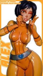 1girls 3d alestarmar alex_(totally_spies) big_ass big_breasts big_thighs bodysuit breasts camel_toe cameltoe curvaceous curvy curvy_figure female hips huge_ass huge_breasts huge_thighs large_ass large_breasts large_thighs light-skinned_female light_skin rubber rubber_clothing rubber_suit shiny_clothes slim_waist thick thick_hips thick_legs thick_thighs thighs tight_clothing totally_spies voluptuous waist wide_hips yellow_bodysuit yellow_rubber