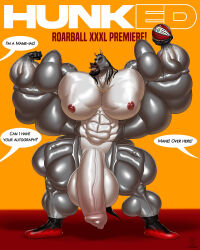 balls bodybuilder hyper hyper_balls hyper_cock hyper_genitalia hyper_penis hyper_testicles male male_only muscles muscular muscular_arms muscular_male muscular_thighs penis regnar testicles horse