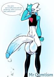 allenhara casual casual_exposure casual_nudity digimon digital_art digital_drawing_(artwork) digital_media femboy femboy_only gardevoir half-dressed hyper_balls hyper_penis lenn_(allenhara) male_gardevoir male_only mr_cumtism pale-skinned_male pale_skin pierced_nipples pokemon precum solo_focus text text_bubble unwanted_sex