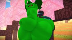 1boy 1boy1girl 1girls 2026 3d ass big_breasts big_butt black_body black_skin blue_eyes bombei_(omegabrawl) breasts completely_naked completely_naked_female completely_naked_male creeper creeper_girl enderman green_hair hb_(hb_the_ender) hbtheender minecraft naked naked_female nude nude_female nude_male open_mouth red_eyes smaller_male sound tagme video
