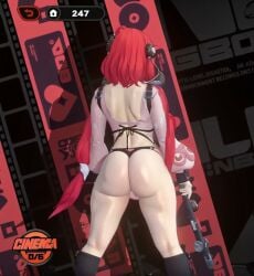 3d ai_generated ai_video animated asian big_ass big_booty big_butt bubble_ass bubble_butt gacha johnny2x4posts knee_high_boots red_hair shorter_than_30_seconds skirt tagme thicc thick thick_ass thick_thighs twerk twerking twintails ukinami_yuzuha video zenless_zone_zero