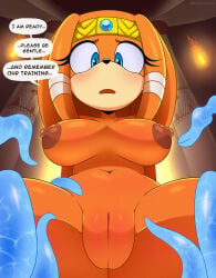 tikal the echidna from sega by sirenstudios