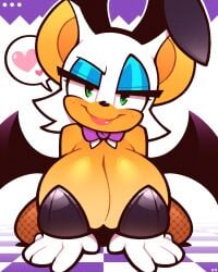 rouge the bat from sega by legendofnerd