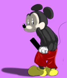 2016 backsack balls censored disney erection grandschemetheme looking_at_viewer male male_only mammal mickey_mouse mouse rodent solo