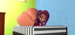 kaibernation smg4 desti_(smg4) human_desti big_ass big_butt big_booty bubble_ass bubble_butt bubble_booty ass_cheeks butt_cheeks booty_cheeks bottomless bare_ass bare_butt bare_cheeks bed bedroom bedroom_eyes powers hyper_ass hyper_asscheeks hyper_butt hyper_booty