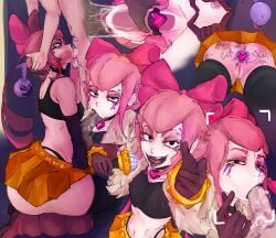 1girls 2d_(artwork) 2d_art 2d_artwork 3boys 3humans :>= :d :d_smile absolute_territory adult adult_female adult_male anal_plug areola areolae arms_down arrow arrow_(symbol) arrows artwork_(digital) ass ass_bigger_than_head background bangs bangs_between_eyes bare_areolas bare_chest bare_midriff bare_navel bare_nipples bare_thighs belly belly_button big_ass big_penis big_thighs bj black_background black_choker black_crop_top black_cropped_top black_eyes black_gloves black_lips black_lipstick black_male black_male_asian_female black_male_korean_female black_necklace black_necklace_heart_choker black_neckwear black_panties black_stockings black_thighhighs black_thong black_thong_panties black_top black_topwear blowjob blowjob_position body_writing bottom_heavy bottom_heavy_female bracelet bracelets brawl_stars breasts bubble bubblegum bubbles butt butt_plug buttplug buttplug_in_ass chest choker clothed collar collarbone crop_top cropped_top cum cum_bubble dark-skinned_male dark_grey_background dark_skin dark_skinned_male dark_stockings deepthroat dick digital_art digital_drawing digital_drawing_(artwork) digital_media digital_media_(artwork) dominant dominant_male down_angle down_view elbow_gloves eyebrow_piercing eyebrows eyelashes eyes face_markings fellatio fellatio_pov female female_focus femsub flat_chest flat_chested flat_chested_female front_view full_body gem gem_buttplug gemstone gloves grabbing grabbing_head grabbing_neck grabbing_throat grey_background hair_bow hair_ribbon half-closed_eyes half_body hand_heart head_grab heart heart_buttplug heart_hands heart_necklace heart_pendant heart_sign heart_symbol holding holding_head huge_ass huge_thighs human human_female human_hands human_male human_only humandom humansub illustration innie innie_belly_button innie_navel innie_pussy intercourse interracial interracial_fellatio interracial_sex kiss kiss_mark kneeling korean korean_female korean_heart korean_heart_hand light-skinned_female light-skinned_male light_body light_skin light_skin_female light_skin_male light_skinned_male lipstick lipstick_mark lipstick_on_balls lipstick_on_penis lipstick_smear looking_at_partner looking_at_viewer magenta_gloves makeup makeup_running male male/female maledom markings markings_on_face mdasuicid melodie_(brawl_stars) melodie_note_(brawl_stars) meta:digital_illustration microphone midriff midriff_showing miniskirt multi_view navel neck_grab necklace nipple_piercing nipples nipples_visible_through_clothing no_panties no_penetration no_underwear no_underwear_(female) no_undies on_knees open_eyes open_mouth oral oral_penetration oral_sex panties pendant pendant_choker penis penis_in_mouth pierced pierced_nipples piercing piercing_on_face piercings pink_areola pink_buttplug pink_eyebrows pink_hair pink_hair_bow pink_hair_female pink_hair_ribbon pink_haired_female pink_heart pink_nipples pleated_skirt plug_(sex_toy) pose posing posing_for_the_viewer purple_elbow_gloves purple_gloves pussy pussy_peek recording recording_video ribbon saliva saliva_on_penis saliva_string saliva_trail sex sex_toy sex_toy_in_ass sex_toy_insertion sexual_intercourse shoes shoes_on short_hair short_hair_female short_pink_hair side_view silver_piercing simple_background skirt slap slap_mark slap_mark_on_ass sloppy sloppy_blowjob small_breasts small_chest smear smeared smeared_lipstick smearing smile smiling_at_viewer spiked_bracelet spiked_bracelets spiked_yellow_bracelet stocking stockings stockings_thigh_highs studs submissive submissive_female submissive_human sucking sucking_dick sucking_off sucking_penis supercell supercell_(company) tagme textless thick_thighs thighhighs thighs thong throat_fuck throat_grab tongue tongue_out tongue_out_blowjob topless topless_female topwear twitter twitter_link twitter_source upskirt video_game video_game_character video_game_franchise video_games white_male_asian_female white_male_korean_female wmaf woman wristwear writing writing_on_ass writing_on_body writing_on_butt yellow_bracelet yellow_skirt yellow_spiked_bracelets yellow_spiked_braclet yellow_spikes yellow_studs zettai_ryouiki