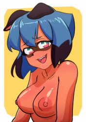 brand_new_animal bust completely_nude michiru_kagemori nipples tagme tanquito tanuki_girl tanuki_humanoid
