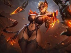 evelynn (league of legends) from high noon series by dizelxl