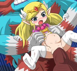 crying demon female hylian interracial king malladus_(spirit_tracks) nintendo princess_zelda rape royalty size_difference spirit_tracks stomach_bulge tagme takamame tears the_legend_of_zelda toon_zelda torn_clothing vaginal_penetration zelda_(spirit_tracks)