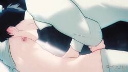 2boys alien_stage animated animation black_hair blowjob blush carpet_matching_drapes clothed_sex clothes_lift clothes_pull collar collarbone cum dominant_male earrings ejaculation english_subtitles english_text erection gay gay_sex grey_hair handjob heart-shaped_pupils ivan_(alien_stage) male male_only nipple_piercing nipples penis pierced_ears pierced_nipples piercing pokaieva precum pubes pubic_hair semen semen_in_mouth sex submissive_male subtitled subtitles sucking sucking_nipples sucking_penis tagme till_(alien_stage) twink twitter_username video wllwxxx yaoi